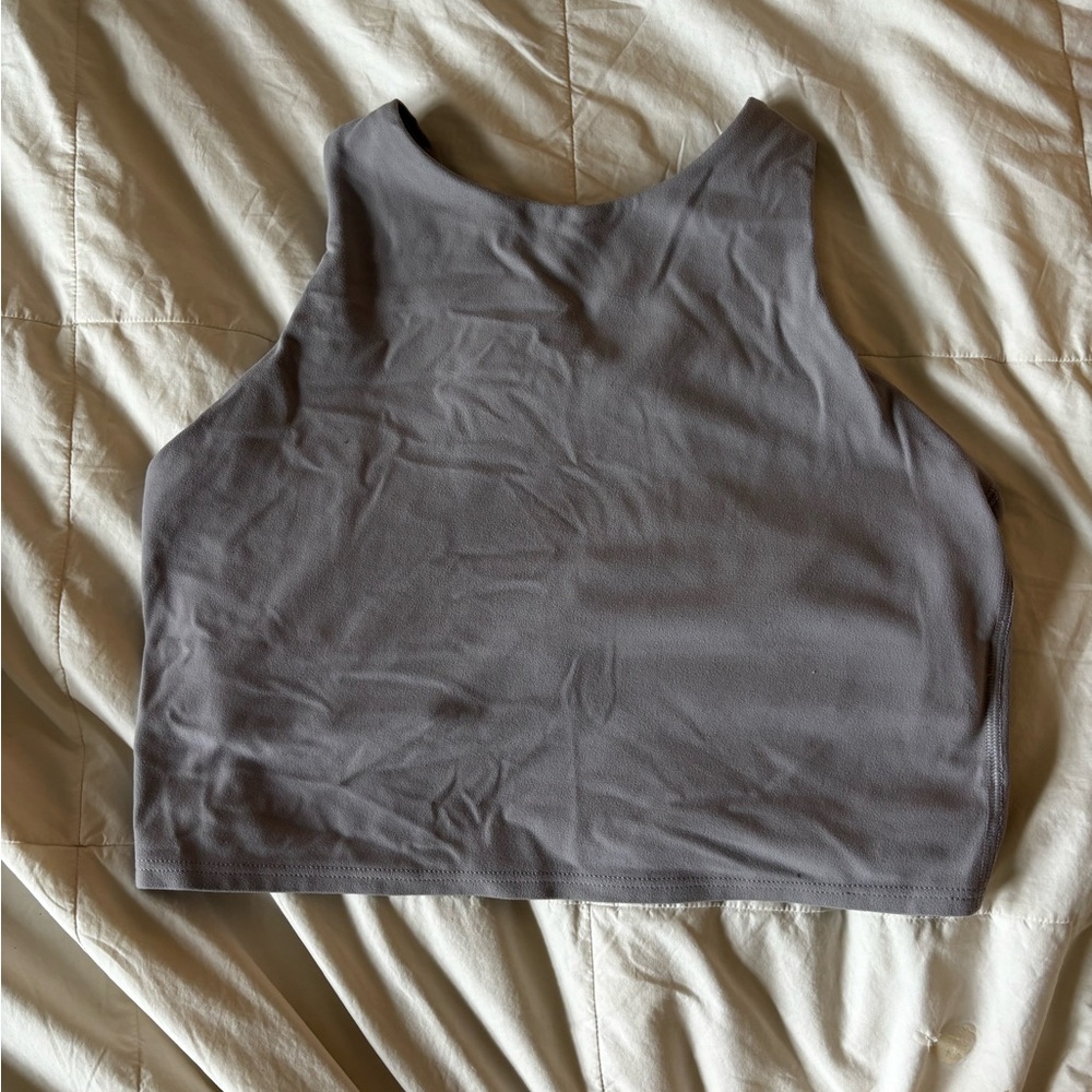 Athleta Conscious Crop High Neck Sportsbra